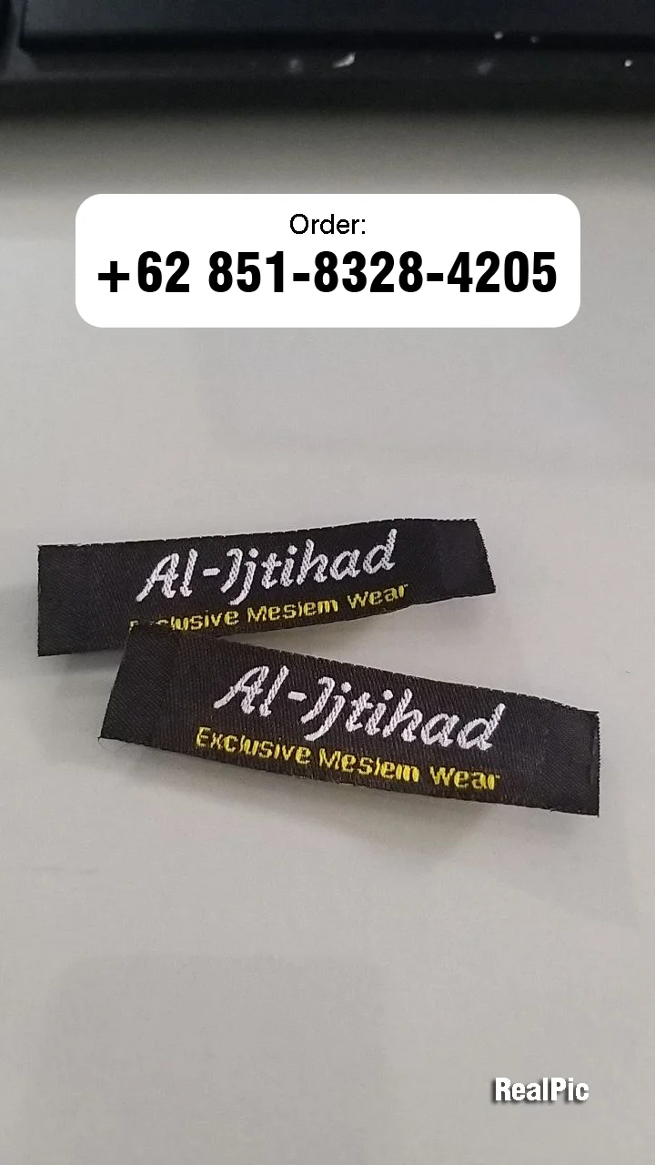 0851-8328-4205 (WA) Label Baju Distro Asahan, Label Baju Katun Asahan, Label Baju Murah Asahan, Label Baju Woven Asahan, Label Hijab Asahan